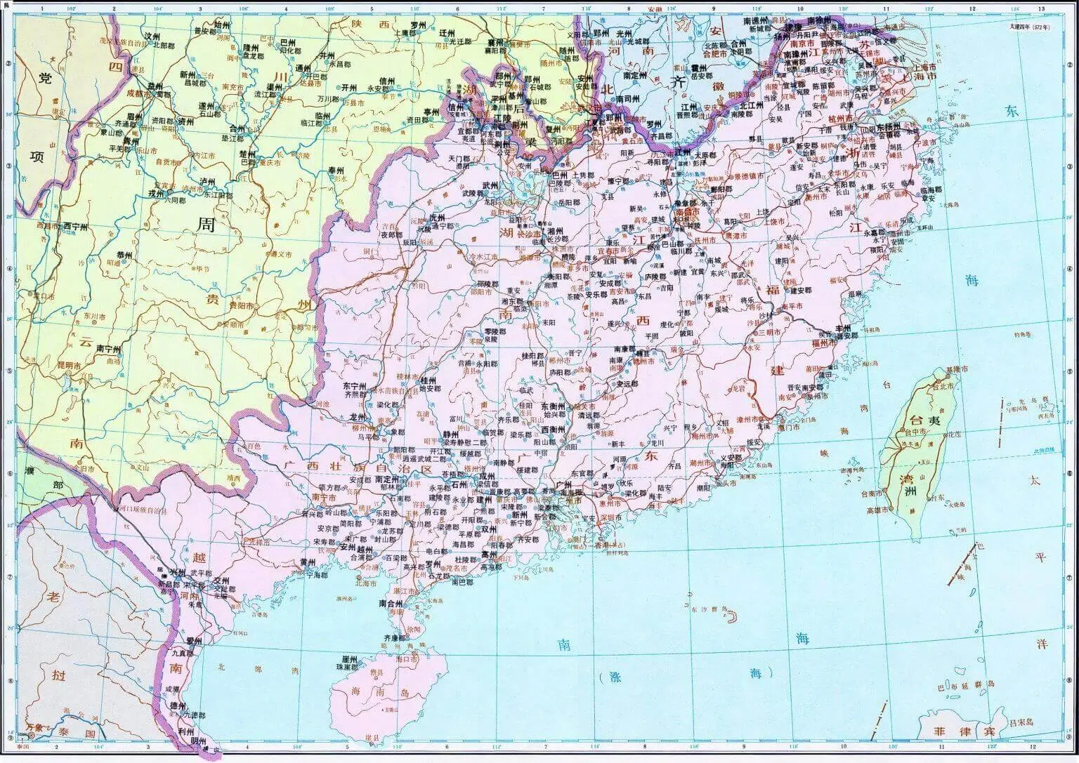 陈时期全图